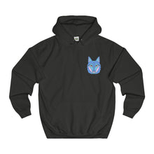 Blue & Pink Pocket Wolf Hoodie
