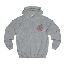 Blue & Pink Pocket Anubis Hoodie