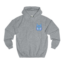 Blue & Pink Pocket Wolf Hoodie